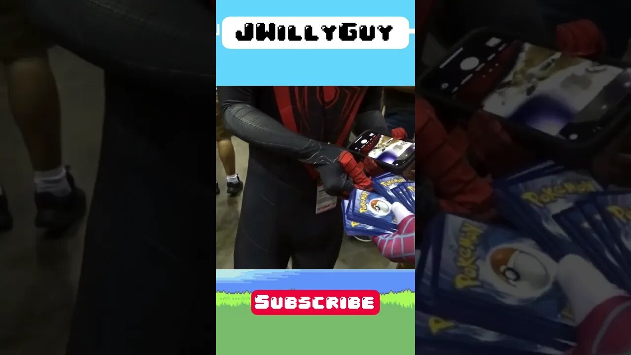 Spiderman Wins Free Pokémon Cards #short