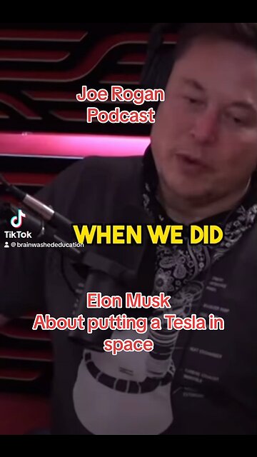 Tesla in space