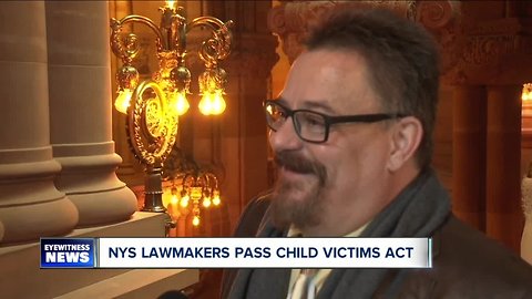 Tears of relief as Michael Whalen witnesses historic Child Victims Act vote