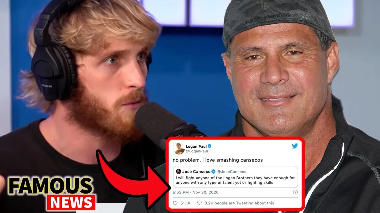 Logan Paul Destroys Jose Canseco With Smashing Tweet About Josie | Famous News