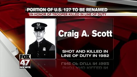 Portion of U.S. 127 to be renamed after fallen officer