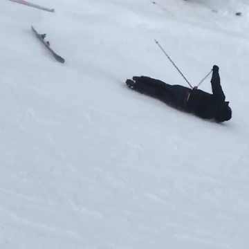 "Ultimate Winter Fun: Skiing and Funny Skiing Falls"