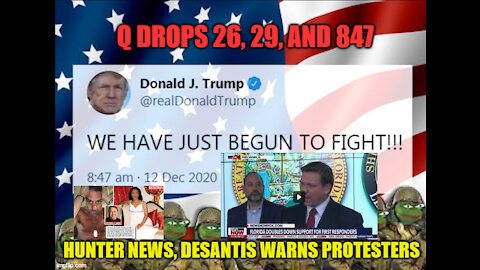 Q drops with Trump Tweet & other news!