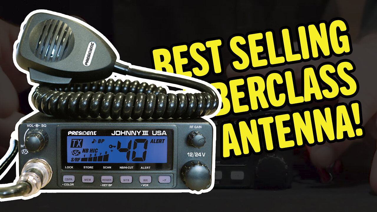 President Johnny III CB Radio: Compact Power for Off-Road, Tractors, and More!