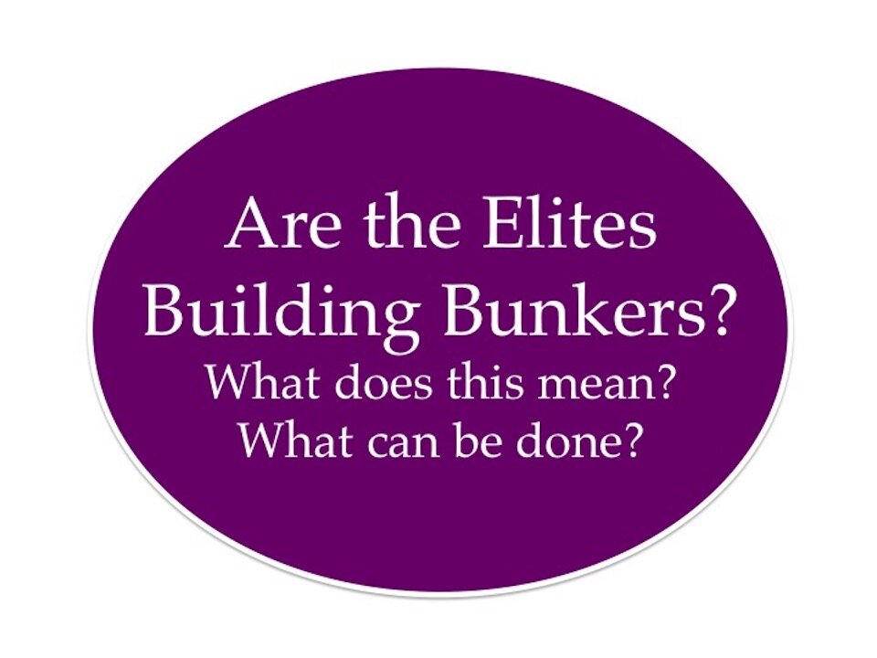 Are the Elites Building Bunkers?