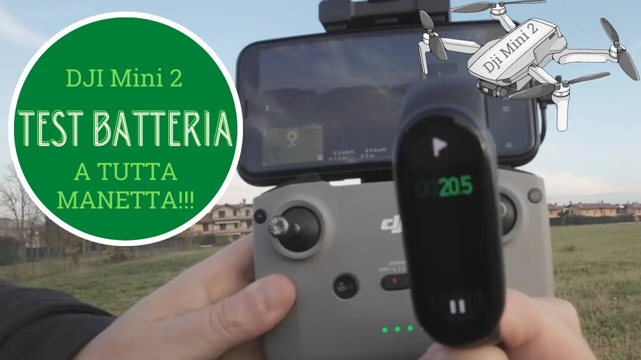 Test durata batteria... A tutta manetta!!! - DJI Mini 2