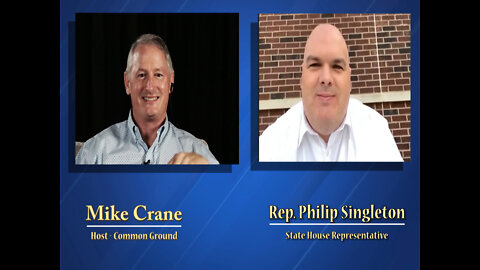 Mike Crane with Rep Philip Singelton