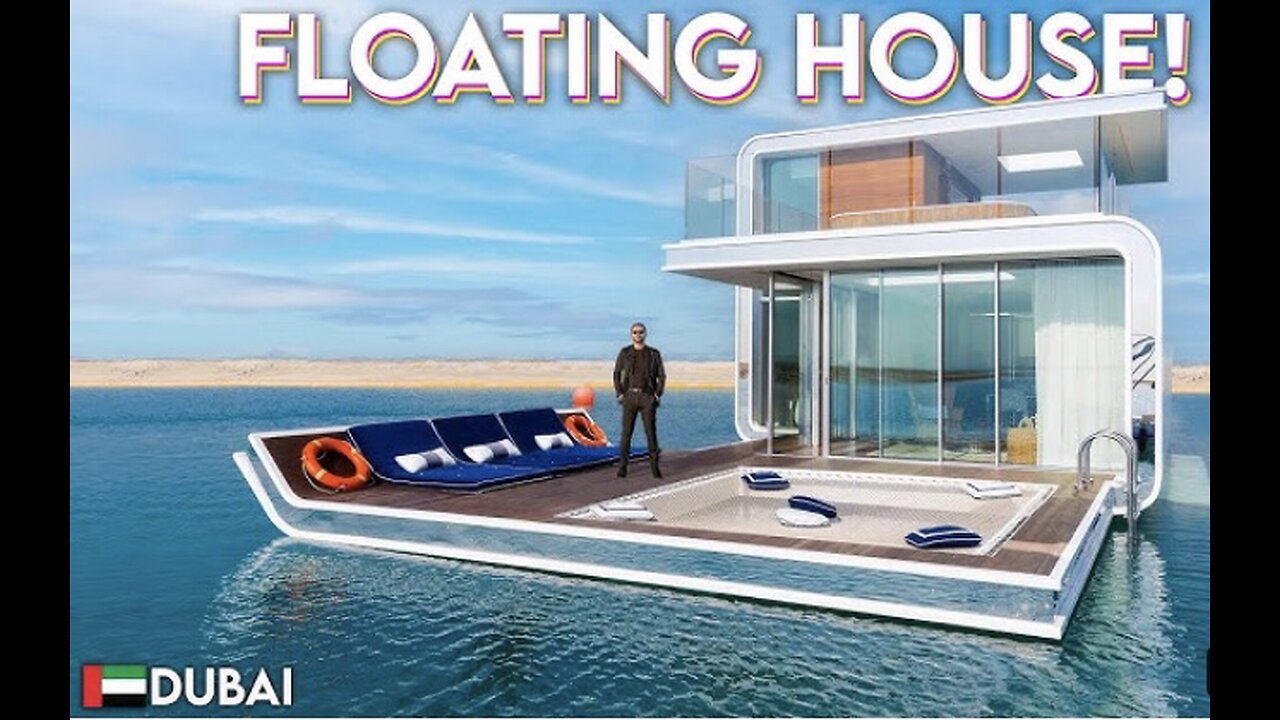 Touring a $4,700,000 floating house with an UNDERWATER BEDROOM!