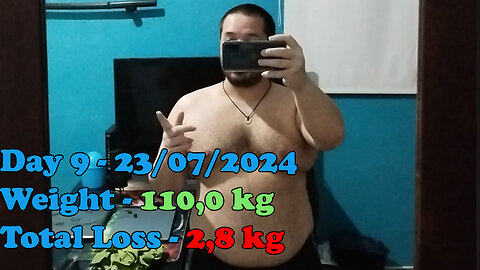 Day 9 of the weight loss challenge - 23/07/2024