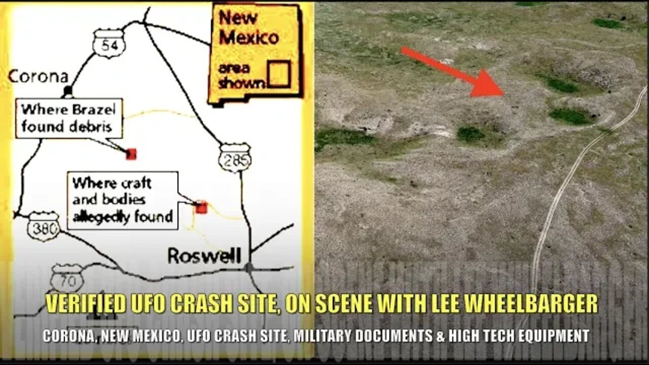 On Scene, UFO Crash Site, Verified by Military Documents & Secondary Reports, We Get Footage!