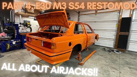 Part 4: 🛠️ Air Jack Gamble - 🚗 Will Our BMW E30 M3 Rise to the Challenge? 🚗🛠️