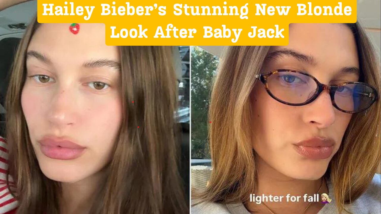 Hailey Bieber Debuts Stunning Blonde Hair After Baby Jack's Arrival