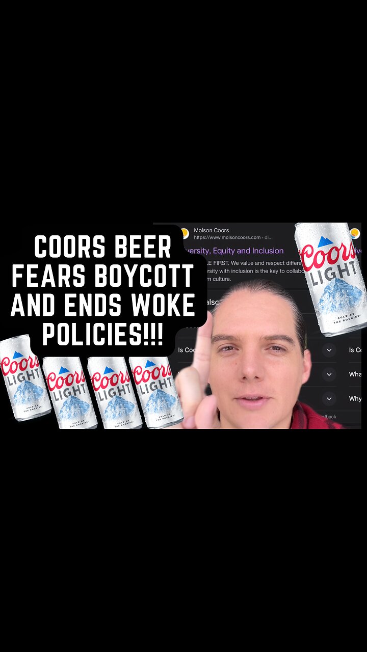 Coors ENDS Woke Policies! 🔥