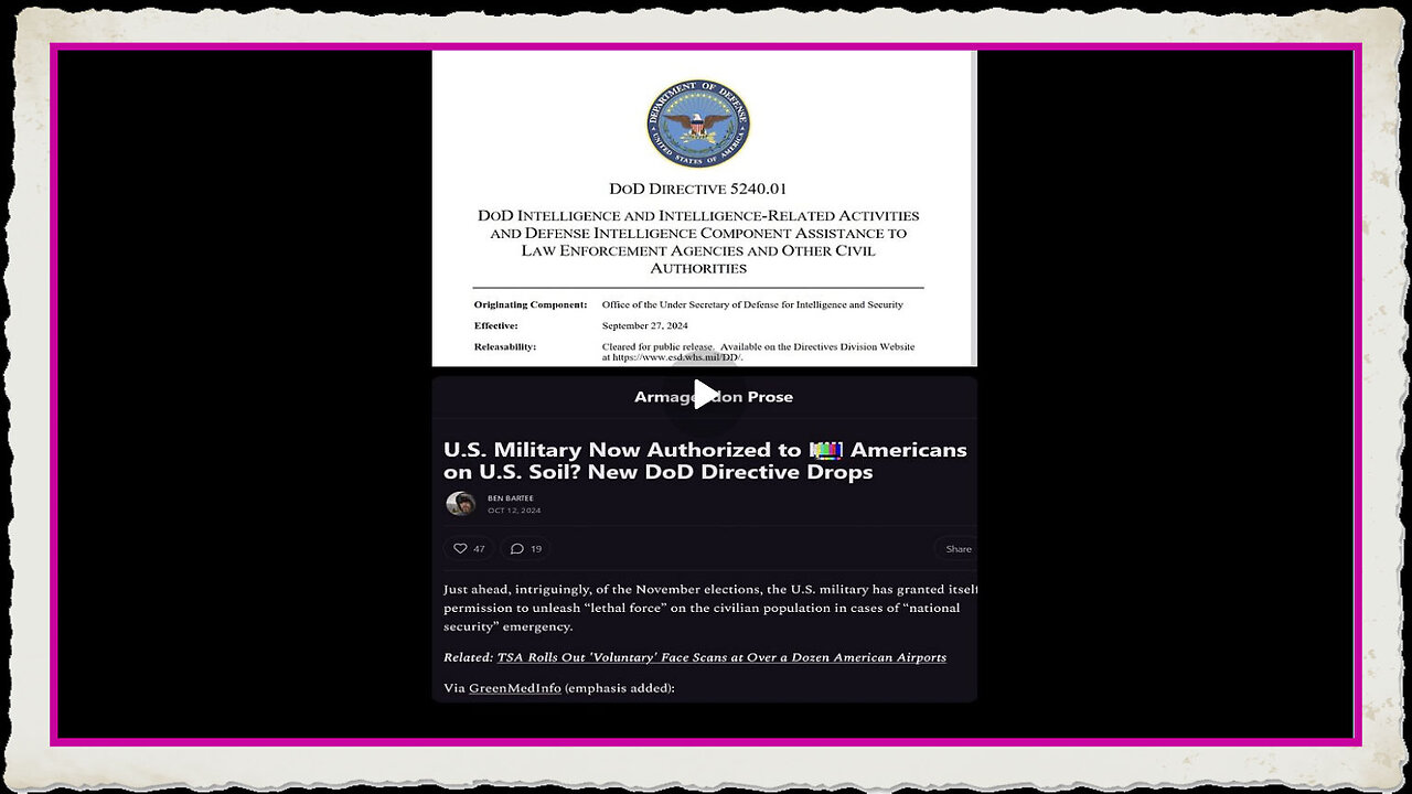 BREAKING! Mind-blowing information - Military Authorized To Target American Citizens!