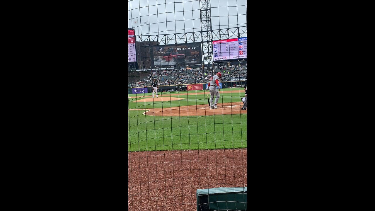 Mike Trout Goes Deep; May 1, 2022, Chicago, Illinois