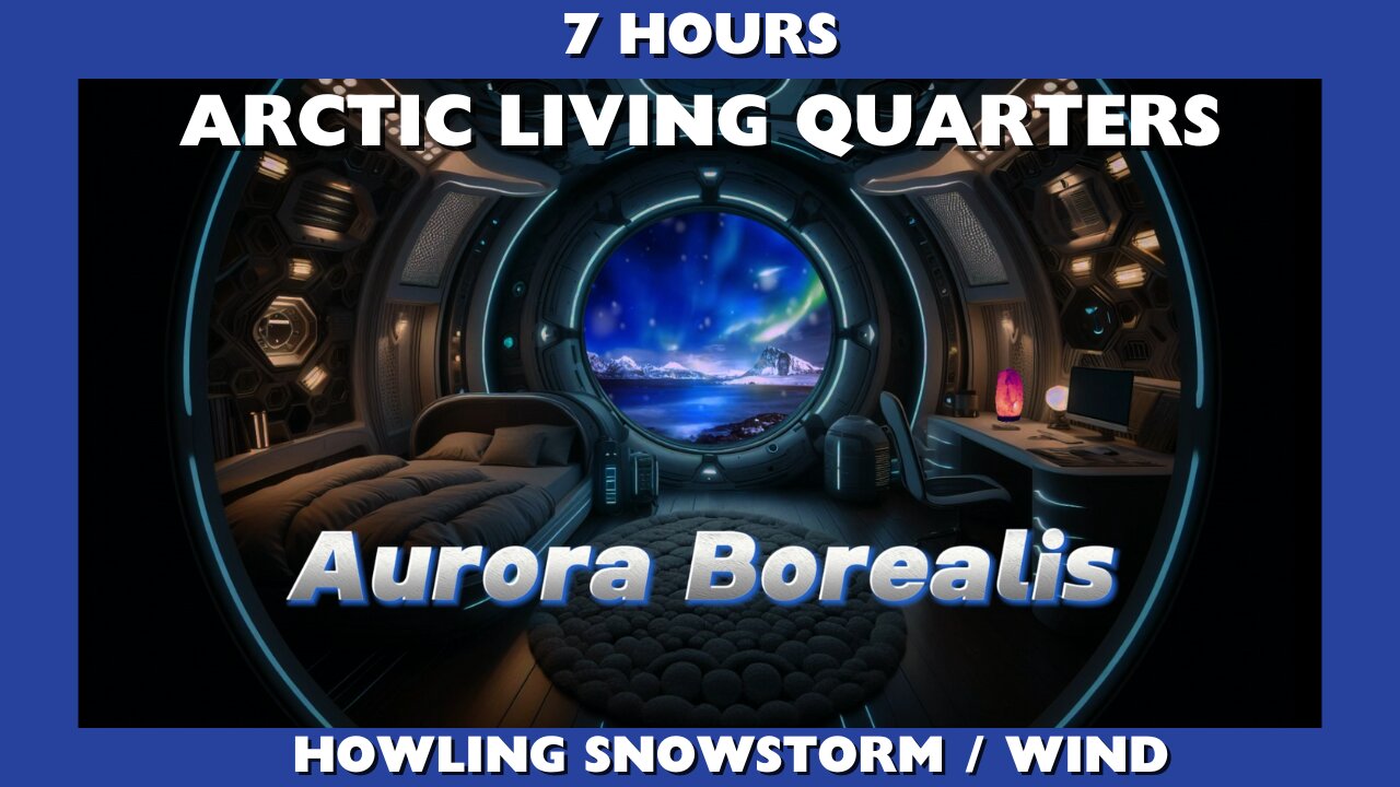 7 HOURS / Arctic Howling Snowstorm - Sounds for DEEP SLEEP