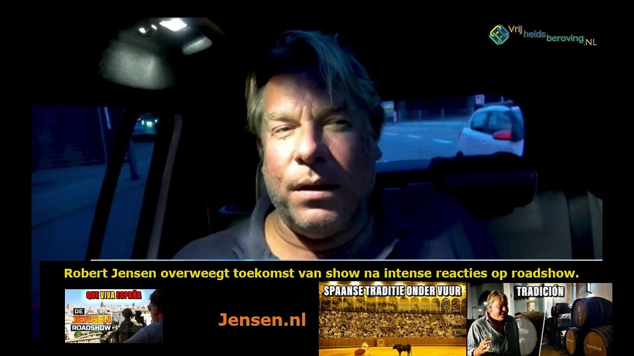 Robert Jensen overweegt toekomst van show na intense reacties op roadshow.