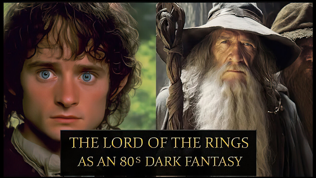 The Lord of the Rings as an 80's Dark Fantasy #thelordoftherings #AI #Midjourney #80sDarkFantasy