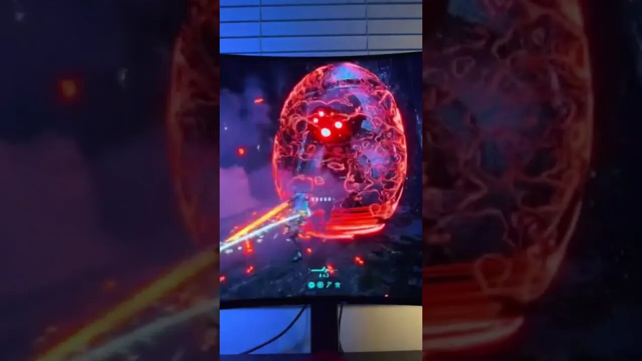 Returnal on a LG 45” UltraGear OLED! Full video on my channel #gamingsetup #gaming #returnal