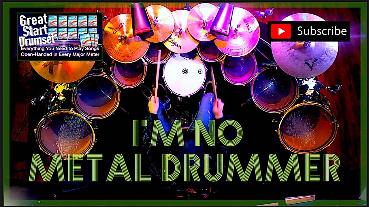 No Metal Drummer 7/8 * Mirrored Kit Minute: Linear Squared * Larry London