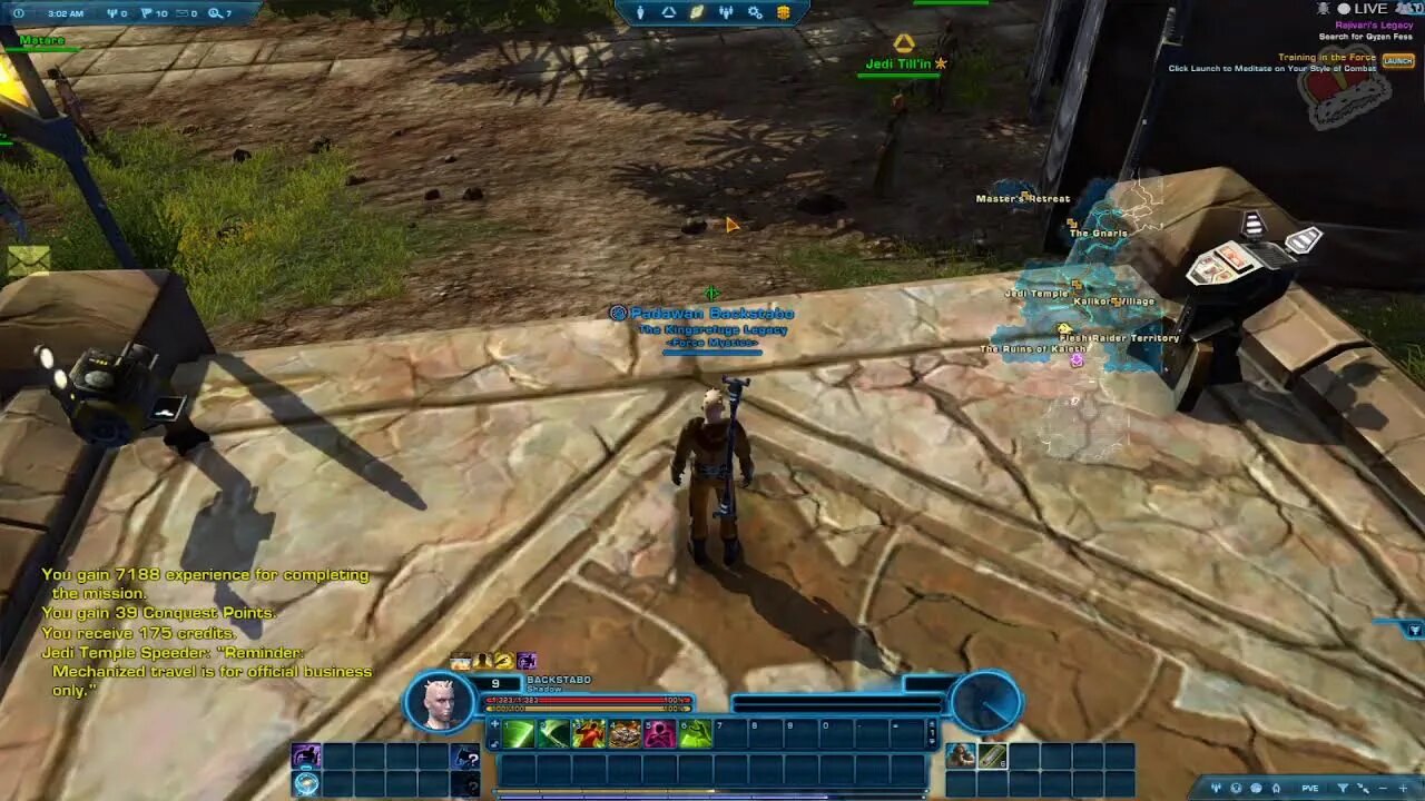 SWTOR: Legend of Backstabo the Jedi. Episode 1.
