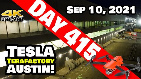 Tesla Gigafactory Austin 4K Day 415 - 9/10/21 - Tesla Terafactory TX - A LOOK INSIDE OF GIGA TEXAS!