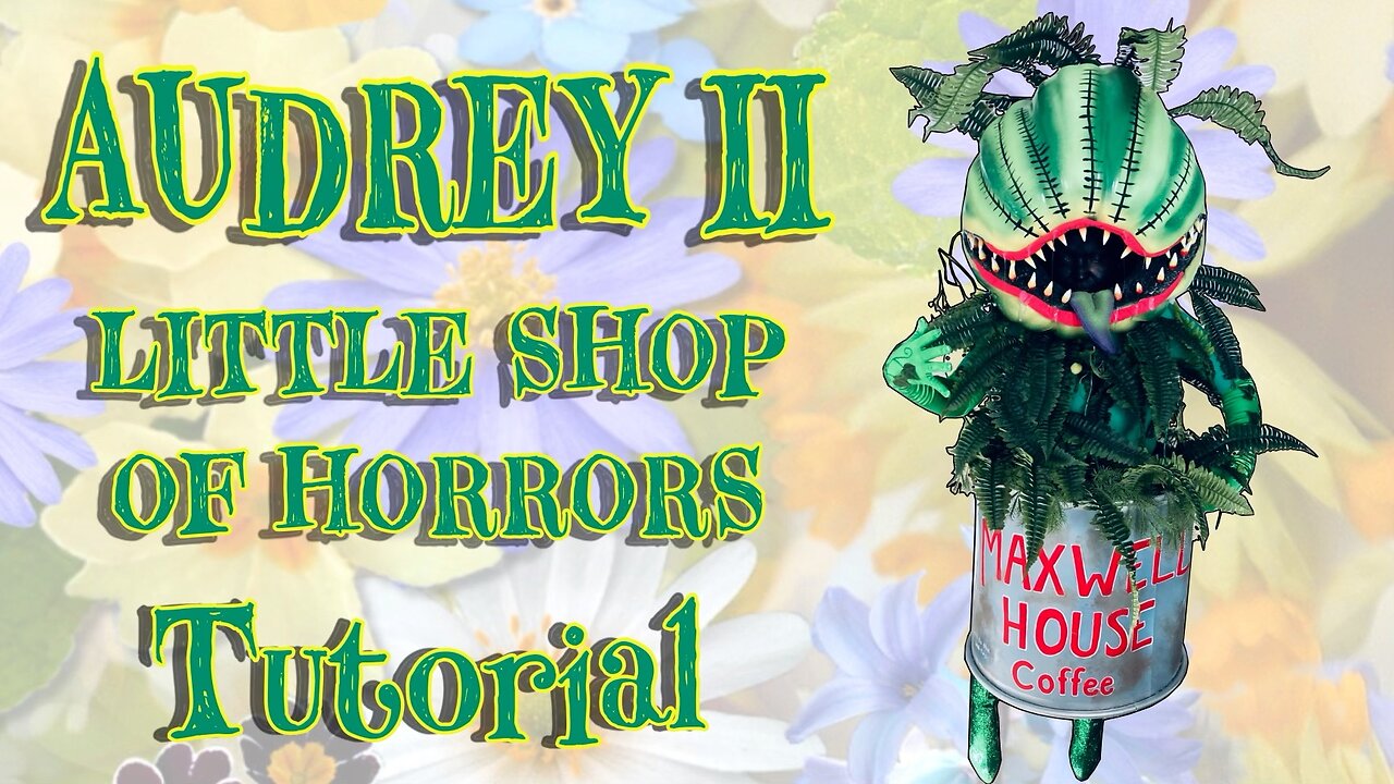 Audrey II Costume tutorial. This is Cal O'Ween!