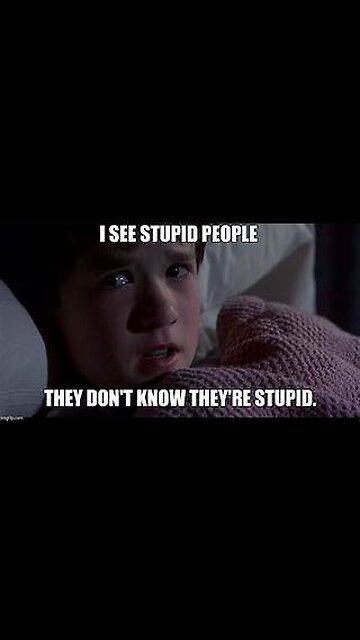 Dobbing in a family member who sees people that are not there