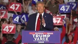 Donald Trump rallies in Atlanta, Georgia amid early voting - October 28, 2024