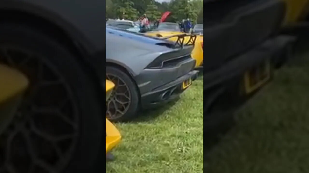 LAMBORGHINI HURACAN REVING EPIC V10 SOUND#lamborghini#supercars #carmeet