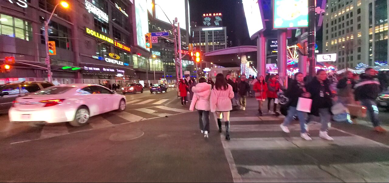 Dundas Square Christas Eve 2023