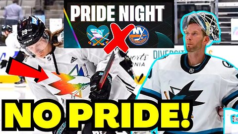 Sharks Goalie James Reimer REFUSES TO WEAR San Jose's PRIDE NIGHT JERSEY! PUSHES BACK on WOKE NHL!