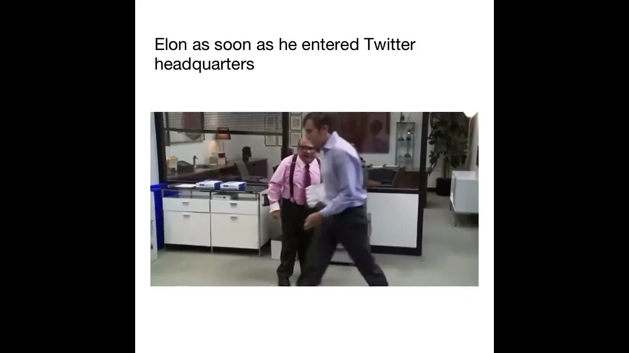 Elon as soon as he entered Twitter headquarters #shorts #twitter #elonmusk