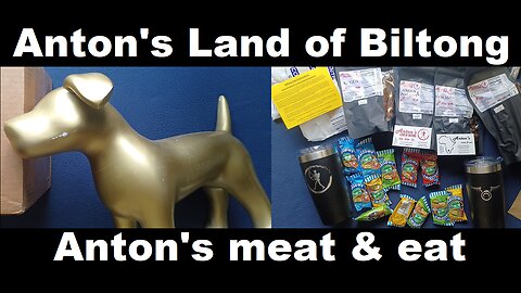 UNBOXING SPECIAL: Anton's Land of Biltong / Anton's meat & eat. Biltong, Cabanossi, Tumblers, More!