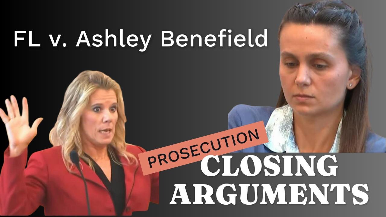 🔴 Closing Arguments DA - Ashley Benefield Black Swan Murder Trial Day 6 EDITED TO REDUCE WATCH TIME