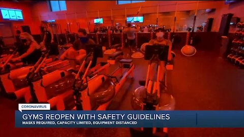 Gyms reopen with safety guidelines