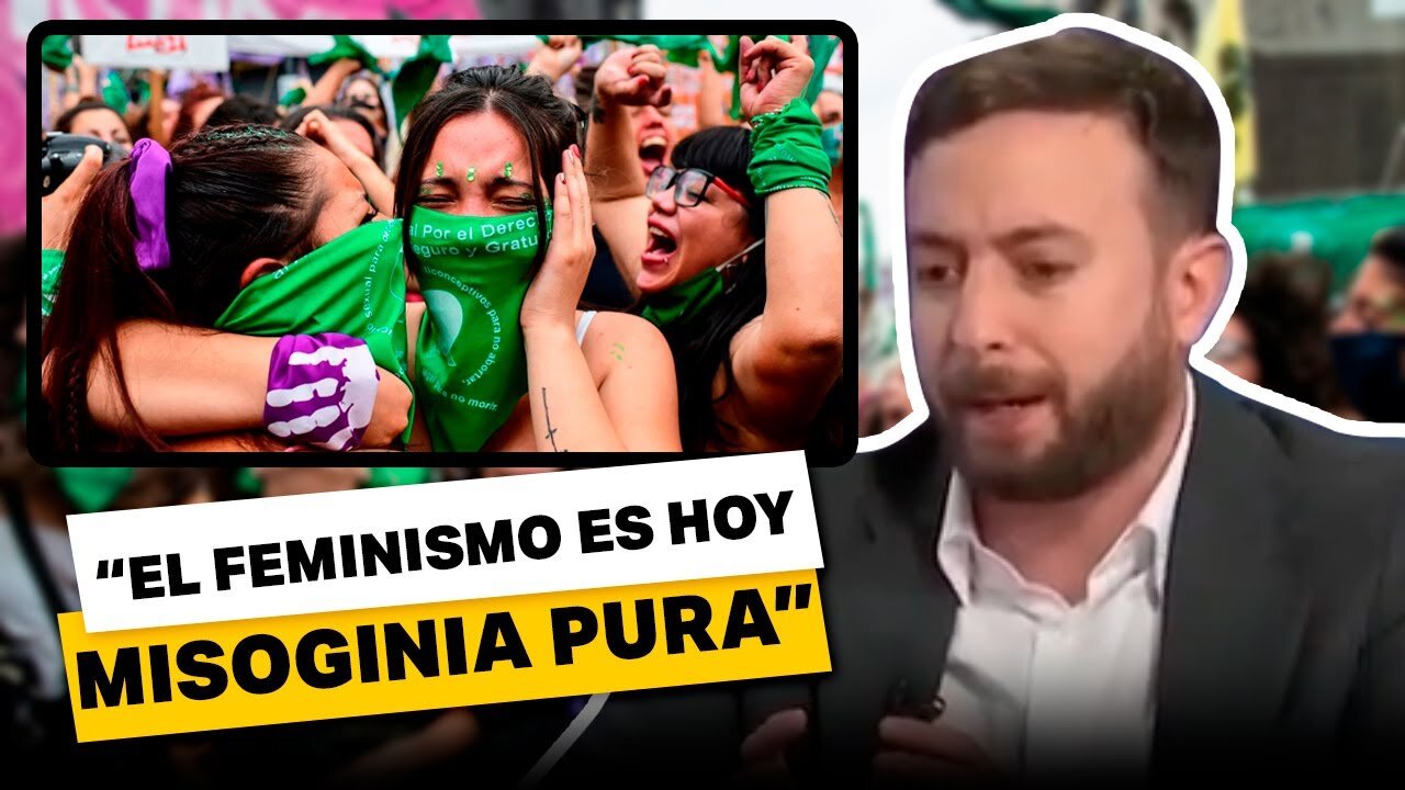 💙 El aborto NO es para garantizar los DERECHOS DE LAS MUJERES | Agustín Laje