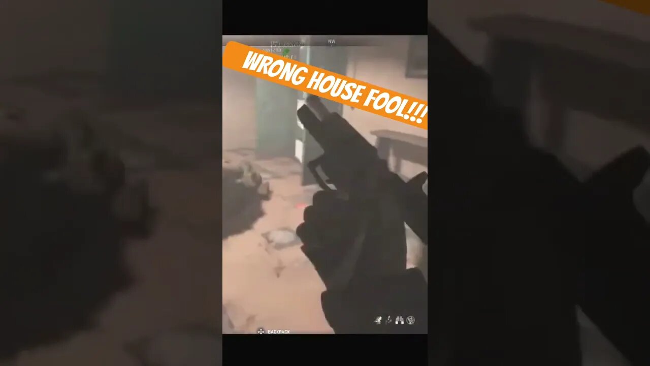 WRONG HOUSE FOOL!!! Subscribe for more #warzone2 #resurgence #callofduty #shorts