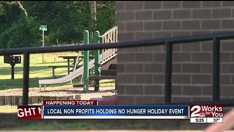 LOCAL NON PROFITS HOLDING NO HUNGER HOLIDAY EVENT