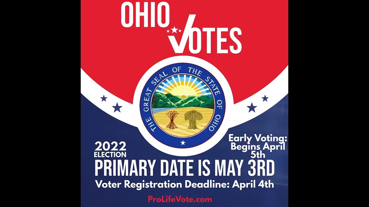 Ohio 2022 Voter Registration Deadline and Primary Date