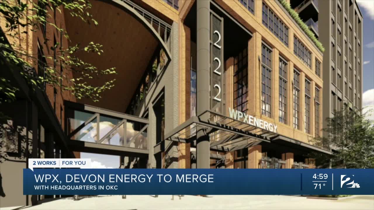 WPX, Devon Energy to merge with headquarters in OKC