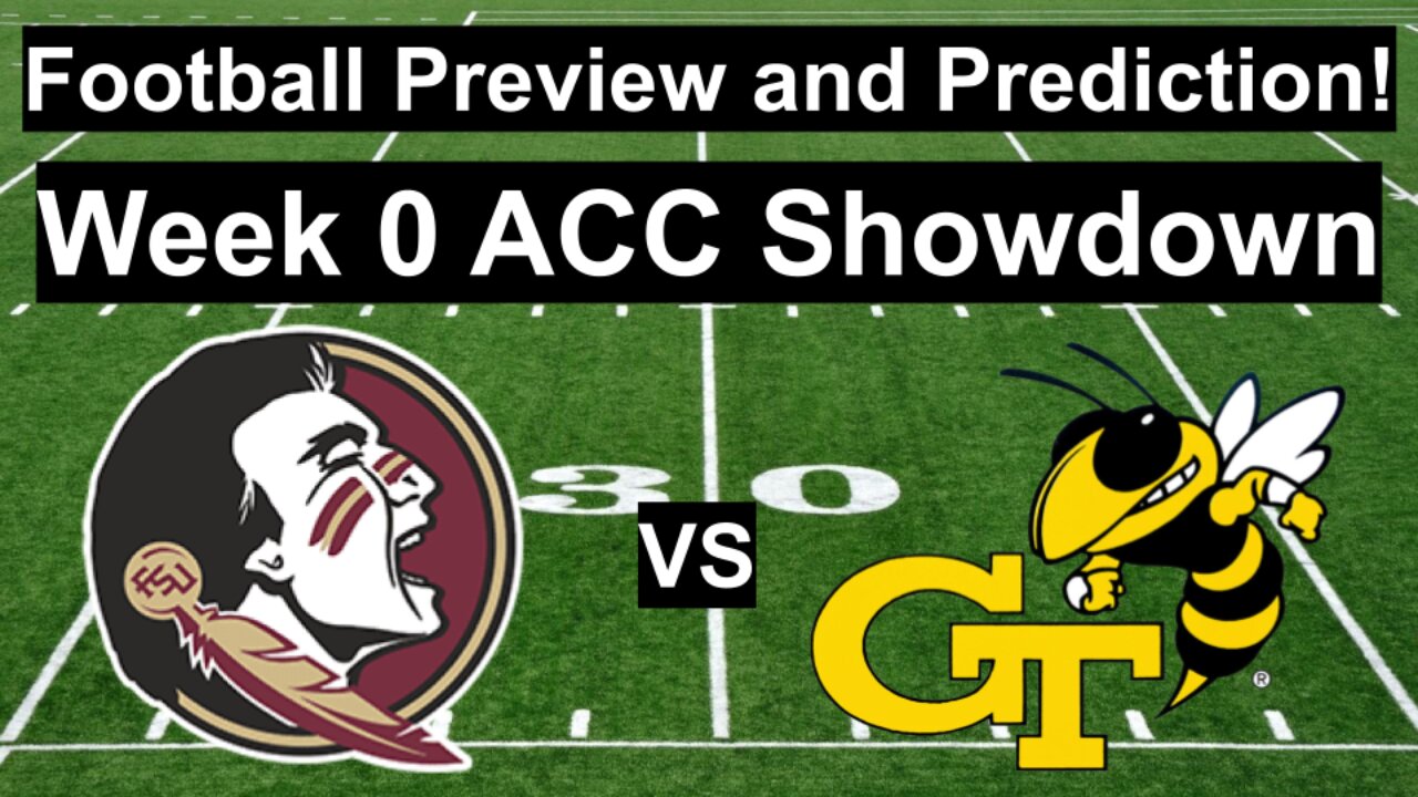 Florida St vs Georgia Tech Football Prediction!!!/Who wins this Week 0 Showdown? #cfb