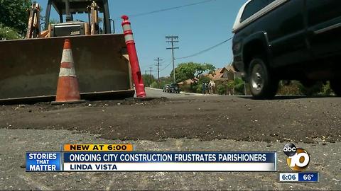 City construction frustrates parishioners