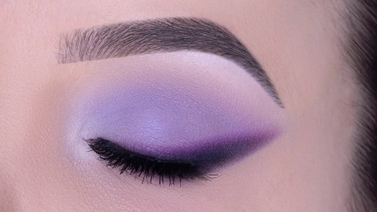 Purple Smokey Eye Look Tutorial 💜 Eyelook suitable for ALL Eyecolors