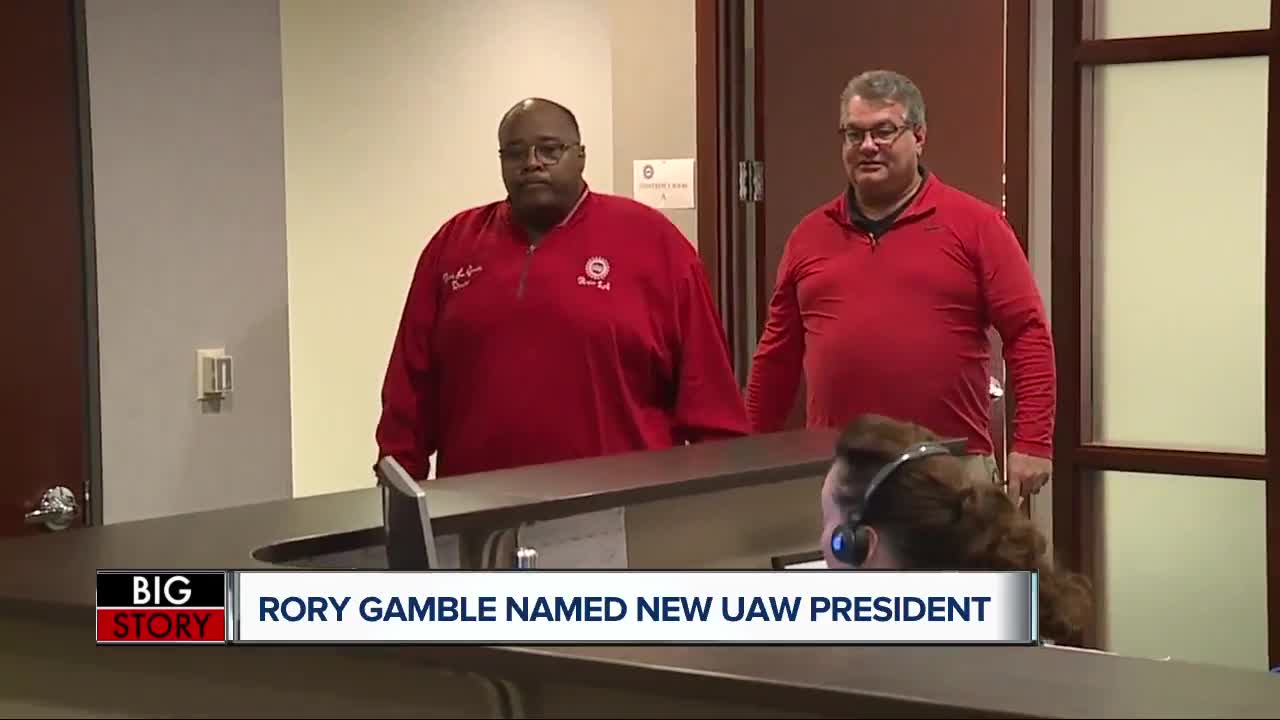 UAW appoints Rory Gamble as president