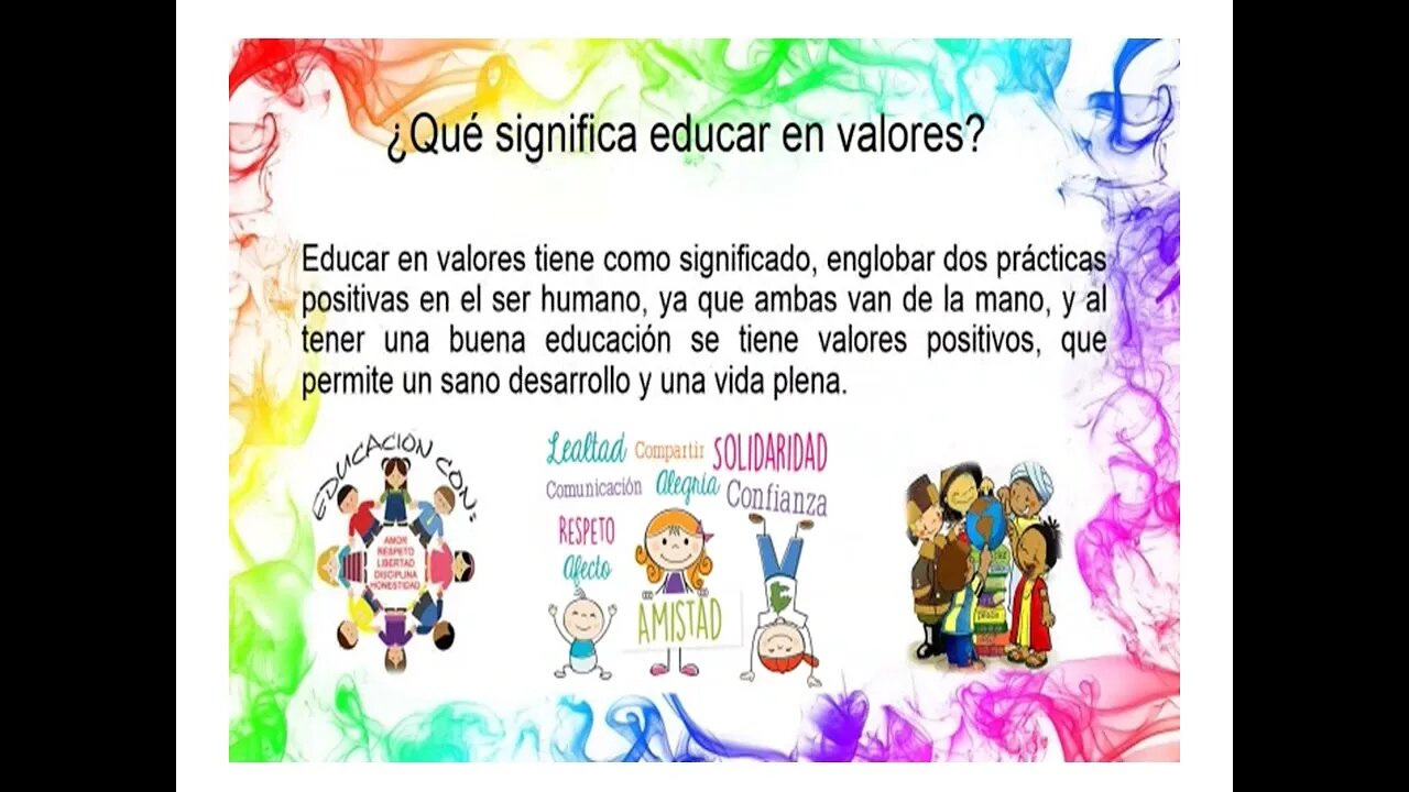 Importancia de la Educación en Valores