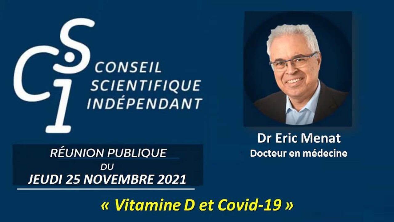 CSI n°33 - Dr Eric Menat - Vitamine D et Covid-19