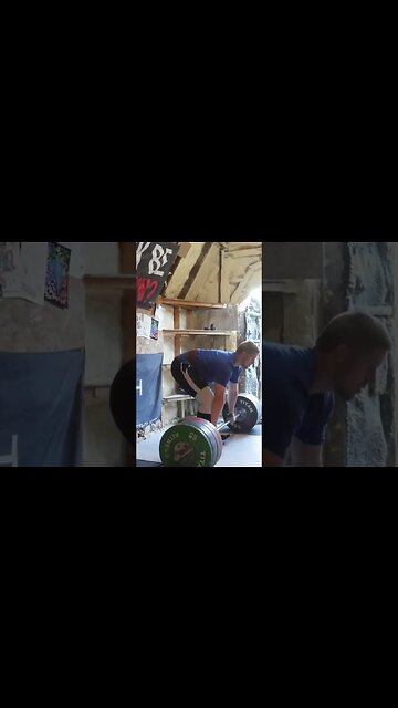225 kg / 495 lb - Deadlift - Weightlifting Training