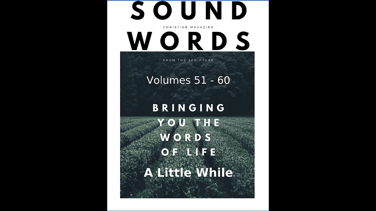 Sound Words, A Little While