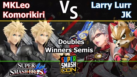 FOX MVG|MKLeo & 2GG|Komorikiri vs. MSF|Larry Lurr & JK - Wii U Doubles Winners Semis - SSC2017